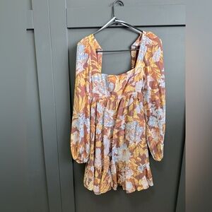 Floral Mink Pink Dress